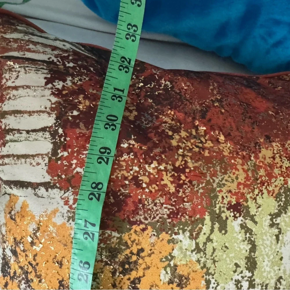 Aspen tree fall colors lumber pillow with insert